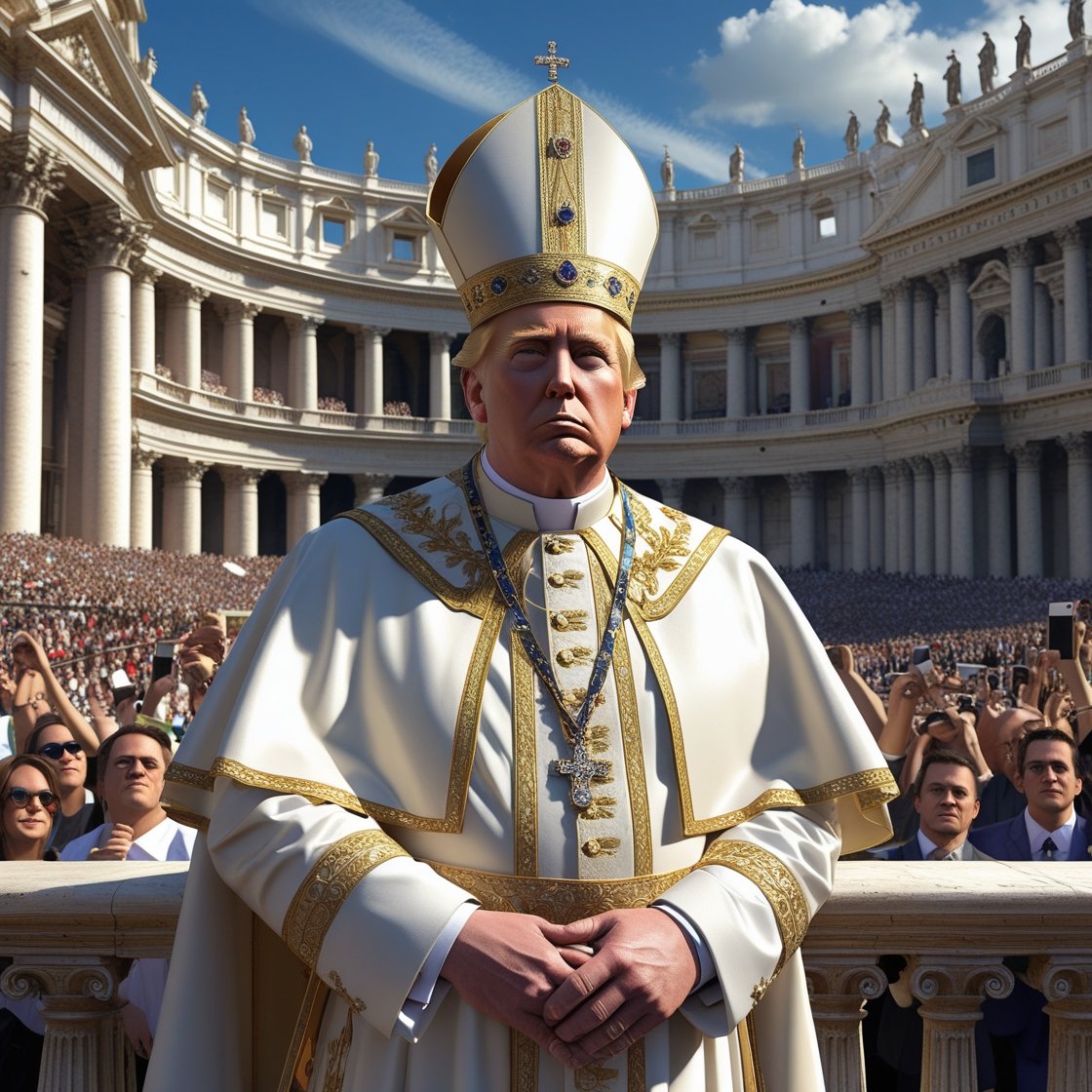 Donald Trump said my Top Choices to Be the Next Pope …Me, Myself & I!!!