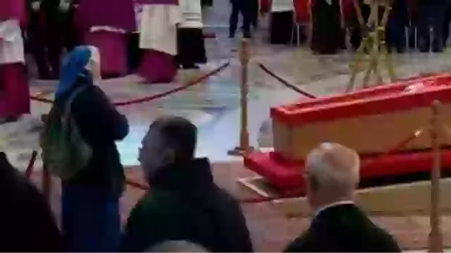 Reason crying nun was allowed to break protocol at Pope Francis’ funeral