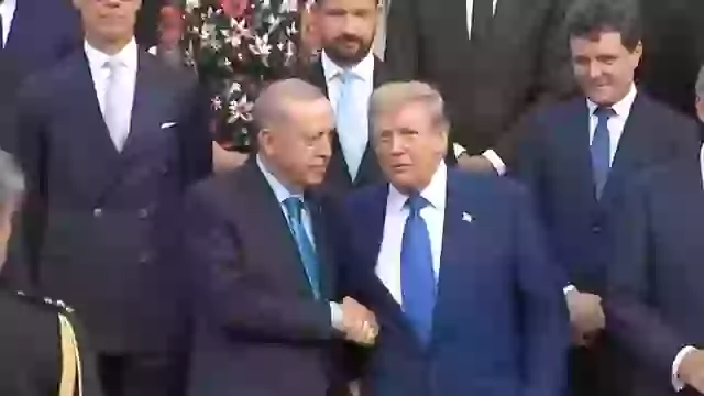 Trump sparks ‘body double’ conspiracy after people spot ‘creepy’ detail at NATO meeting