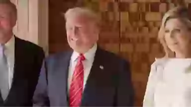 Dutch Queen accused of mocking Donald Trump on live TV as he was standing next to her