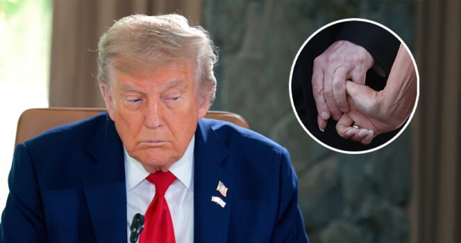 Trump shows off ‘wrinkled hands’ amid latest health fear