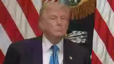 Donald Trump slammed after people spotted his ‘crazy’ action in middle of press conference