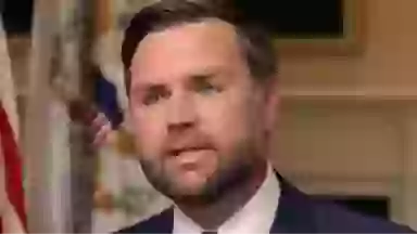 People point out JD Vance’s bizarre reaction when asked if he will succeed Trump as president
