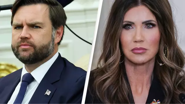 JD Vance claims only ‘terrible’ people mistreat dogs seemingly forgetting the actions of colleague Kristi Noem