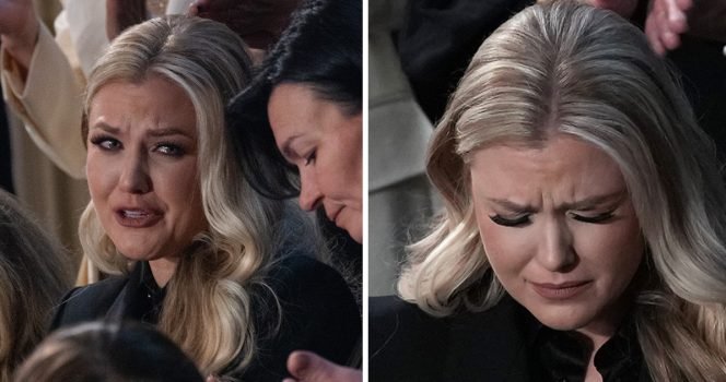 Erika Kirk mouthed three words after being recognized by Donald Trump at State of the Union address