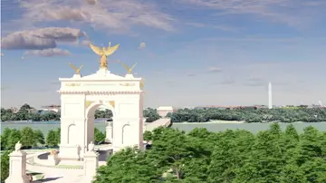 Trump administration release plans for 250 foot tall ‘Arc De Trump’ in Washington DC